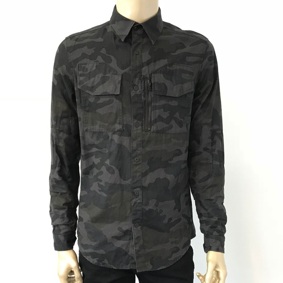 g star camo shirt